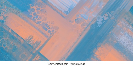 Abstrakter blauer rosafarbener Farbhintergrund. Design-Banner-Element. Vektorgrafik