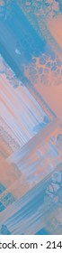Abstract Blue Pink paint Background. Design banner element. Vector illustration