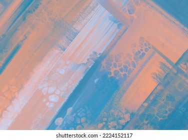 Abstrakter blauer rosafarbener Farbhintergrund. Design-Banner-Element. Vektorgrafik