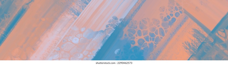 Abstract Blue Pink paint Background. Design banner element. Vector illustration