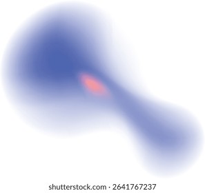 Abstract blue and pink swirl gradient background