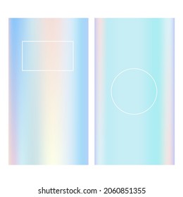 Abstrakter blauer, rosafarbener und türkisblauer Hintergrund für Design. Sanftes Satin-Vektorgrafikgradienten für Social Networks und Telefon-Bildschirmschoner.