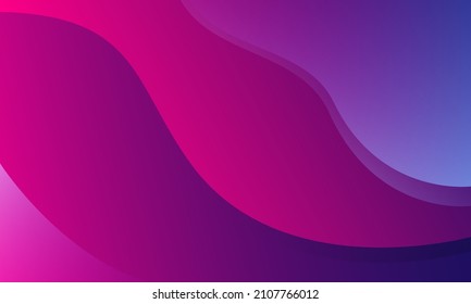 Abstract blue and pink wave background. Liquid color background design. Fluid shapes composition. Eps10 vector