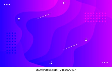 abstract blue pink wave background, gradient color, vector design. template for poster, brochure, leaflet, flyer, card, banner, book cover, wallpaper, web, backdrop
