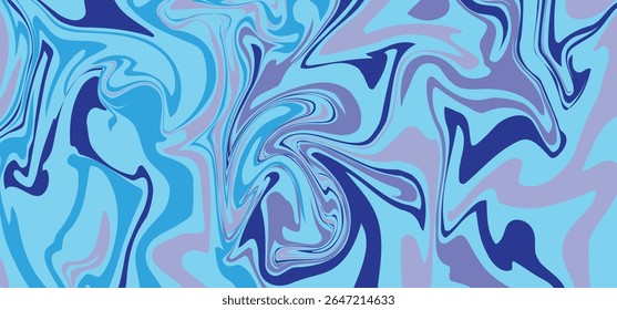 abstract blue pink wave liquid background design for horizontal banner