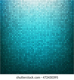 Abstract Blue pixel Background, vector illustration