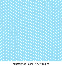 Abstract blue polka dot background pattern. Vector image.