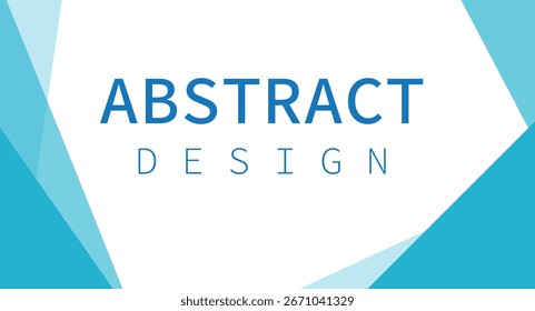 Abstract Blue Polygon Background with Geometric Gradient Vector Design