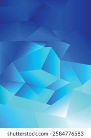 abstract blue polygon background gradient