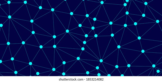 abstract blue polygon with light  background