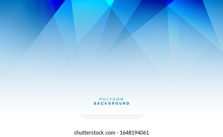 abstract blue polygon shape background. modern geometric design vector illustration