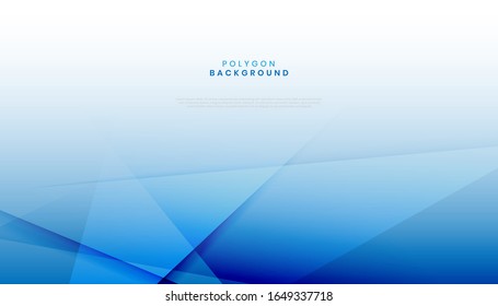 abstract blue polygon shape background. modern geometric design vector illustration