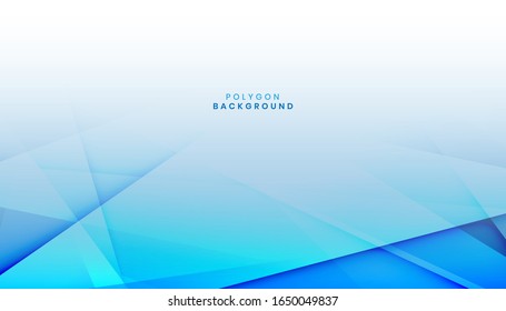 abstract blue polygon shape background. modern geometric design vector illustration