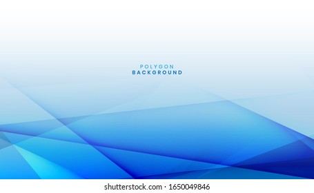 abstract blue polygon shape background. modern geometric design vector illustration