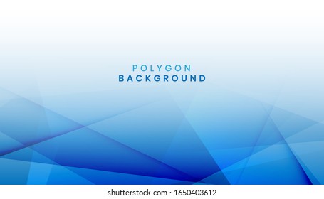 abstract blue polygon shape background. modern geometric design vector illustration