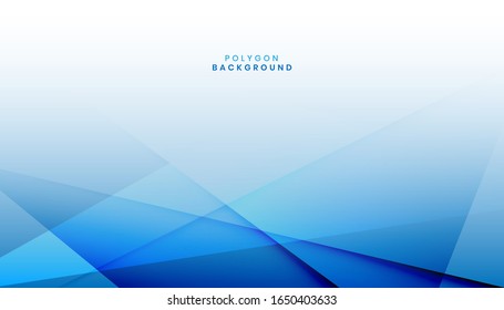 abstract blue polygon shape background. modern geometric design vector illustration