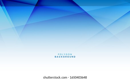 abstract blue polygon shape background. modern geometric design vector illustration