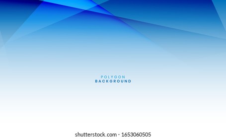 abstract blue polygon shape background. modern geometric design vector illustration