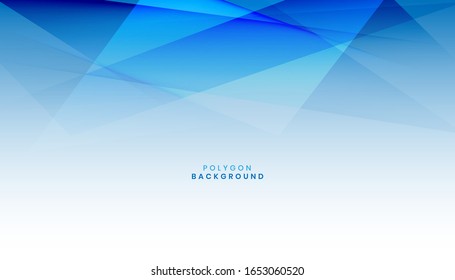 abstract blue polygon shape background. modern geometric design vector illustration