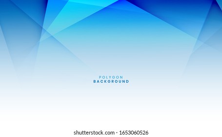 abstract blue polygon shape background. modern geometric design vector illustration