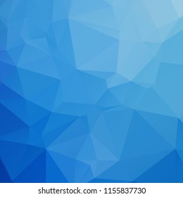 Abstract blue polygon texture background