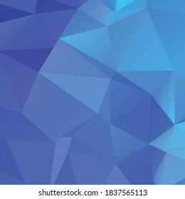Abstract blue polygon texture background