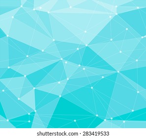 abstract blue polygonal background