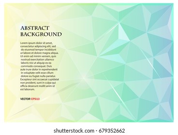 Abstract blue polygonal background. 