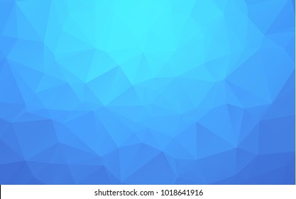 Abstract Blue Polygonal Mosaic Background, modern background, Low Poly Style, Vector illustration, Business Design Templates