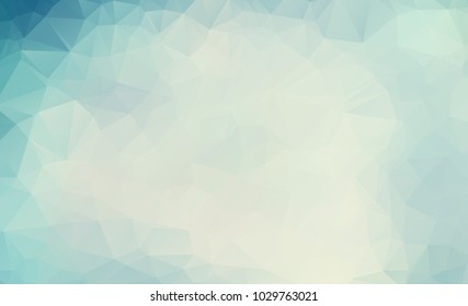 Abstract Blue Polygonal Mosaic Background, Creative Design Templates