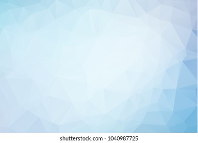 Abstract Blue Polygonal Mosaic Background, Creative Design Templates