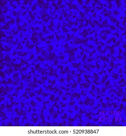 Abstract Blue Polygonal Mosaic Background. Many Scenic Cubic Elements for Your Design. Vector. 3D Illustration