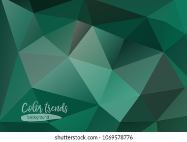 Abstract blue polygonal pattern with mosaic triangles. Design element for banners or wallpapers.