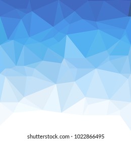 Abstract blue polygonal triangle background. Vector Polygon which consist of triangles. Geometric background in Origami style with gradient.