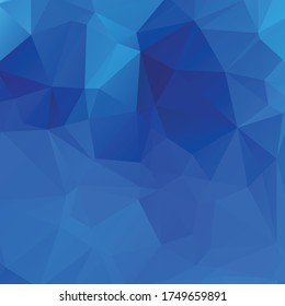 Abstract blue polyon texture background