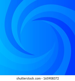 Abstract blue power background with whirlpool. Place for your text. 