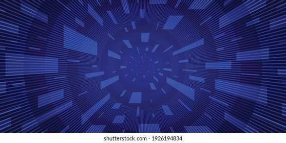 Abstract blue power of tech design perspective artwork template. Overlappin gith rectangle style focus background. illustration vector