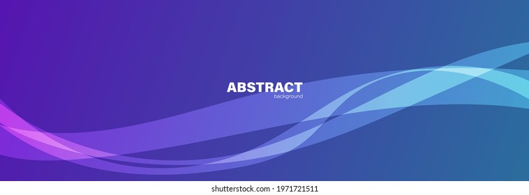 Abstract blue and purple background and curve shape, background with copy space for design, vector.