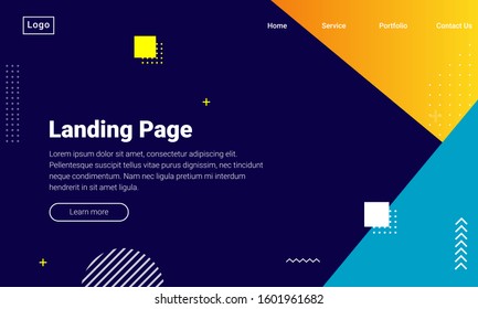 abstract blue purple background with geometric shape, can be used for banner sale, wallpaper, for, brochure, landing page.