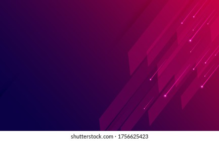 Resumen de fondo azul violeta con panel geométrico, fondo mínimo con fondo creativo y limpio de gradiente, para afiches, banners, concepto de página de aterrizaje.