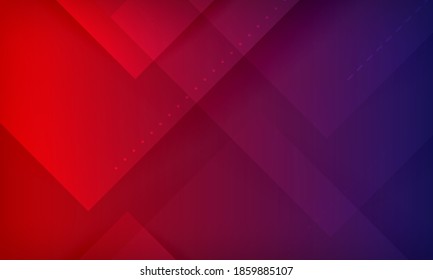 Resumen de fondo azul violeta con panel geométrico, concepto de banner rgb futurista, fondo de pantalla moderno, vector.