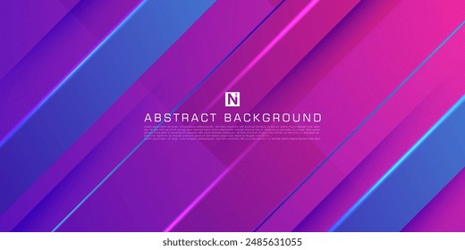 Abstract blue and purple background with gradient color pattern background. Simple design for display product ad website template wallpaper poster. Eps10 vector