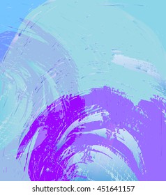 Abstract blue purple background. Vector wavy background