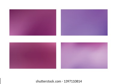 Abstract blue and purple blurred gradient mesh background set of Banner header or sidebar graphic art image and merry christmas., Color transition.