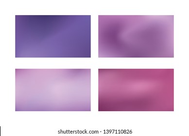 Abstract blue and purple blurred gradient mesh background set of Banner header or sidebar graphic art image and merry christmas., Color transition.