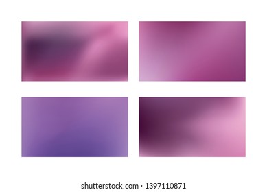 Abstract blue and purple blurred gradient mesh background set of Banner header or sidebar graphic art image and merry christmas., Color transition.