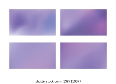 Abstract blue and purple blurred gradient mesh background set of Banner header or sidebar graphic art image and merry christmas., Color transition.
