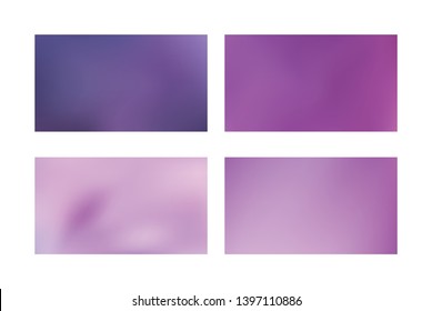 Abstract blue and purple blurred gradient mesh background set of Banner header or sidebar graphic art image and merry christmas., Color transition.