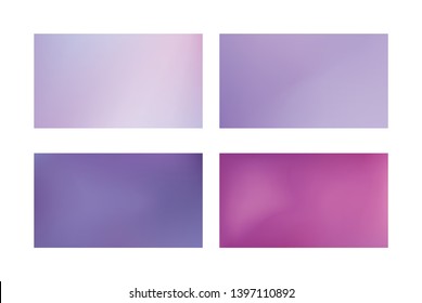 Abstract blue and purple blurred gradient mesh background set of Banner header or sidebar graphic art image and merry christmas., Color transition.