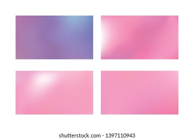 Abstract blue and purple blurred gradient mesh background set of Banner header or sidebar graphic art image and merry christmas., Color transition.